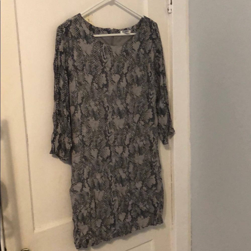 Old navy snakeskin print dress